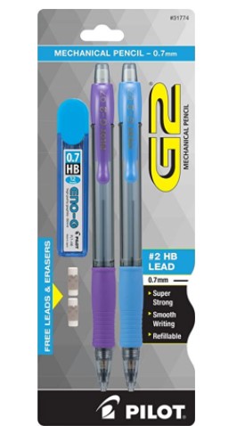 Product image 1 of 1 for G2 Mechanical Pencil Fashion Starter Set .7mm
