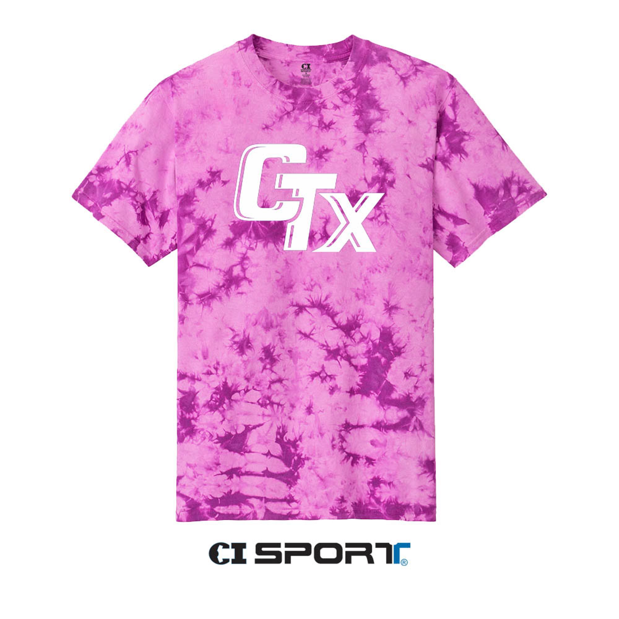 image of: CTX Tie-Dye Tee in Purple