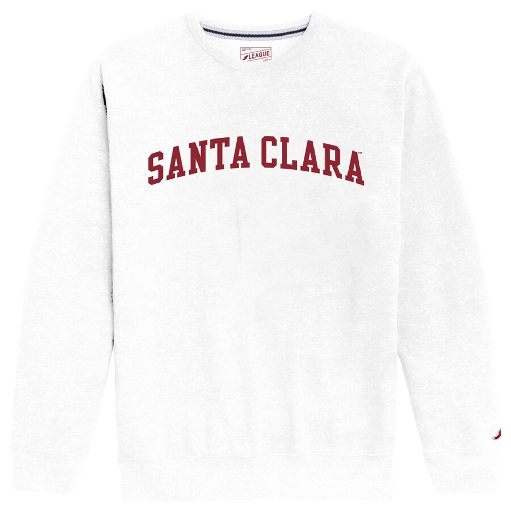 image of: Santa Clara University Heritage Fleece Crew, White