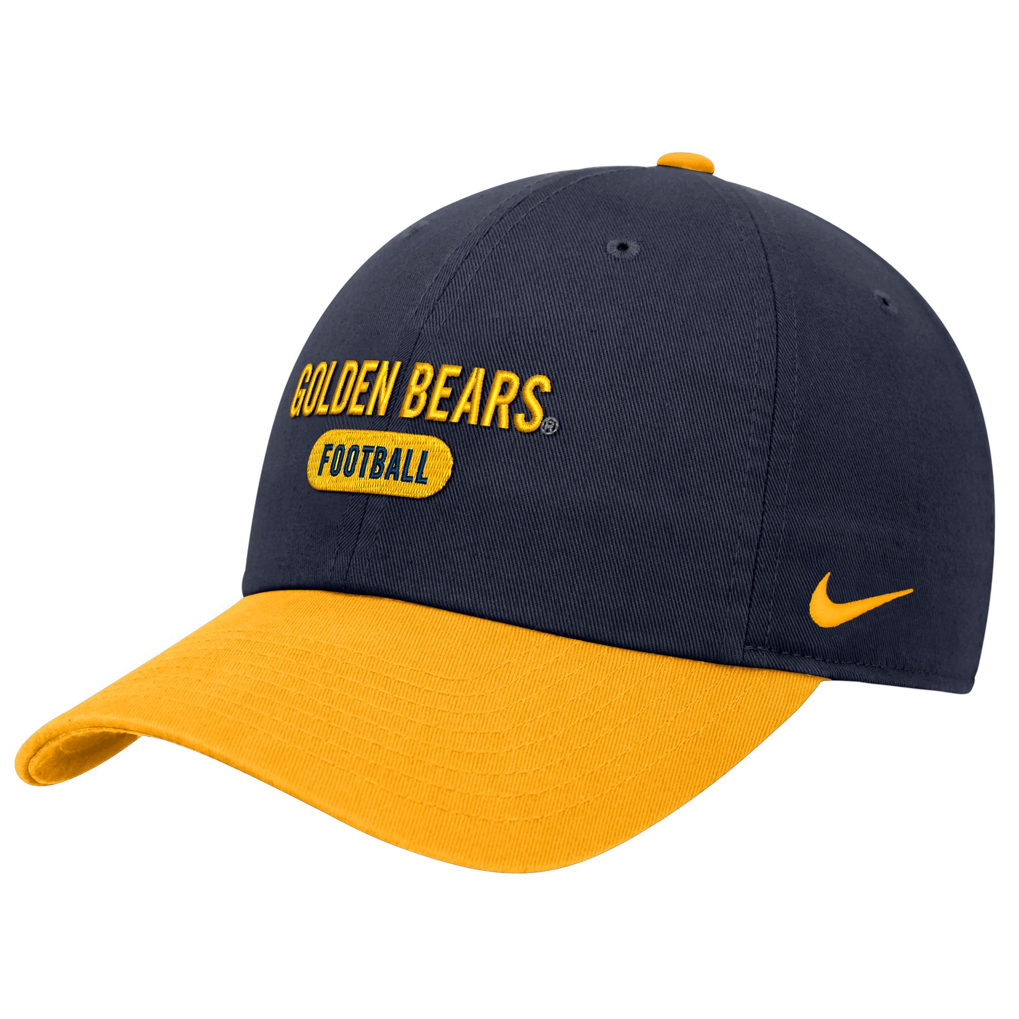 Nike Colorblock Club Hat Golden Bears Football Logo; $28.00