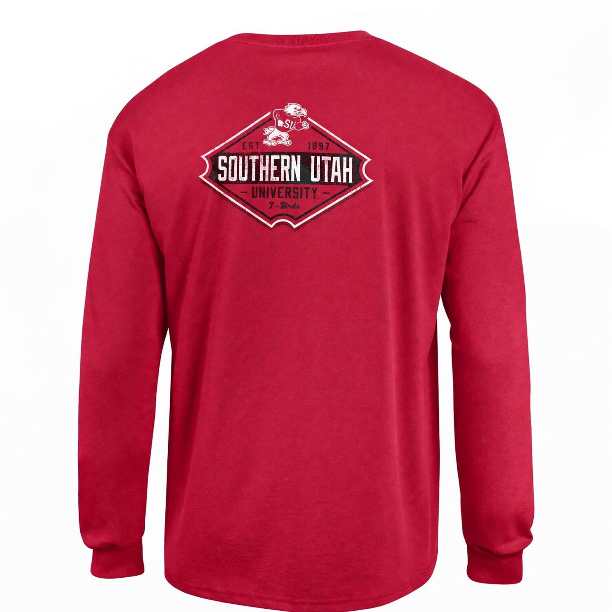 Product image 1 of 2 for Champion Long-Sleeve Tee – Red