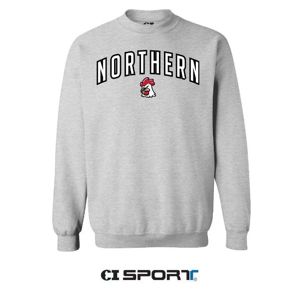 WVNCC Crewneck Long Sleeve- Bakken ASH W-16128; $58.49