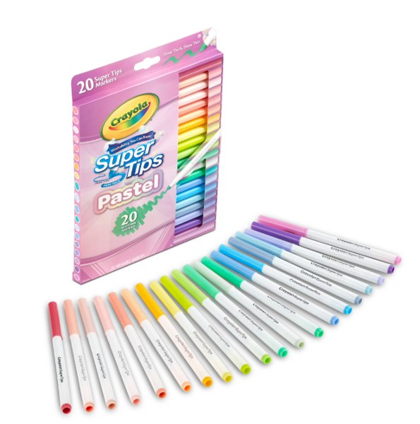 Crayola Super Tips - Pastel 20pk; $12.99