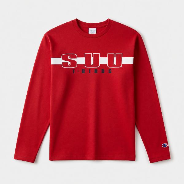 Colosseum Long-Sleeve Tee – SUU Red; $22.99