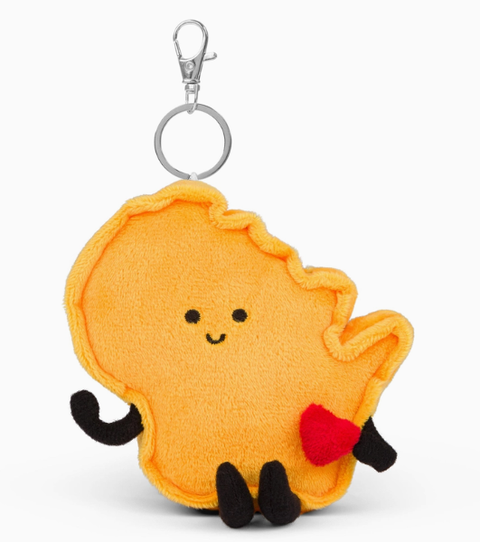Wisconsin 4in Plush Bag Charm Keychain; $17.98