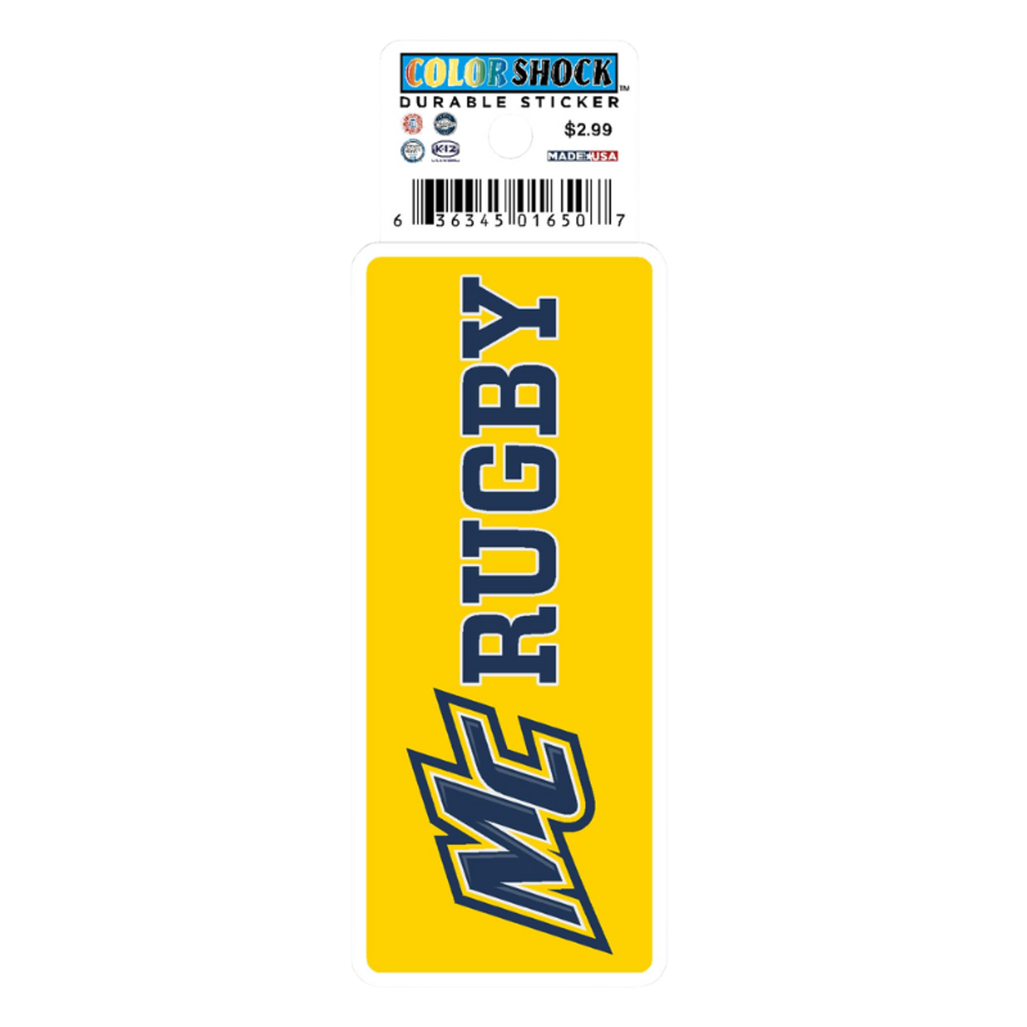image of: MC Rugby Textured Stickers
