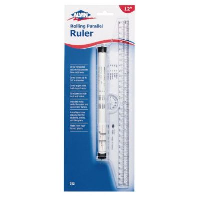 image of: Rolling Parallel Ruler 12 Inch