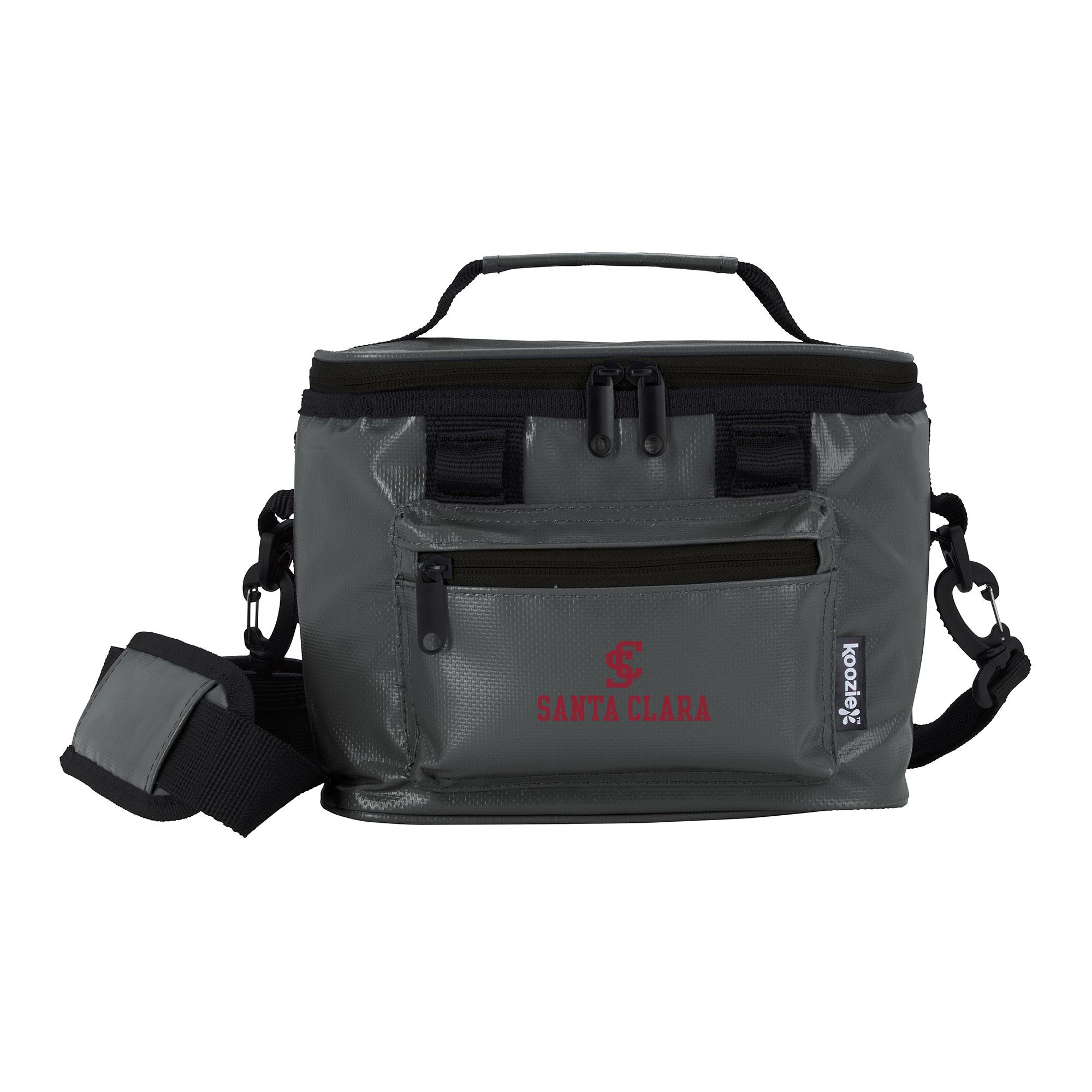 image of: Santa Clara Broncos Koozie Olympus 6 Can Cooler, Charcoal