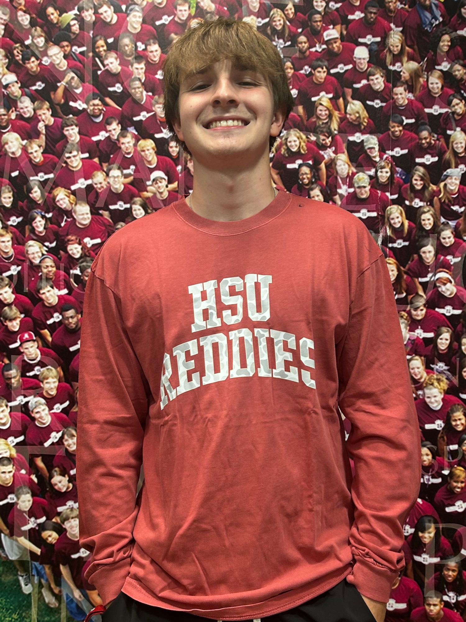 Product image 2 of 2 for HSU Reddies Camo Print Coastal Color Long Sleeve