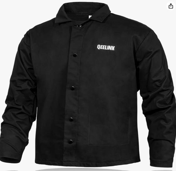 Light Weight Welding Jacket - Premium Flame Resistant (FR) Cotton; $53.99