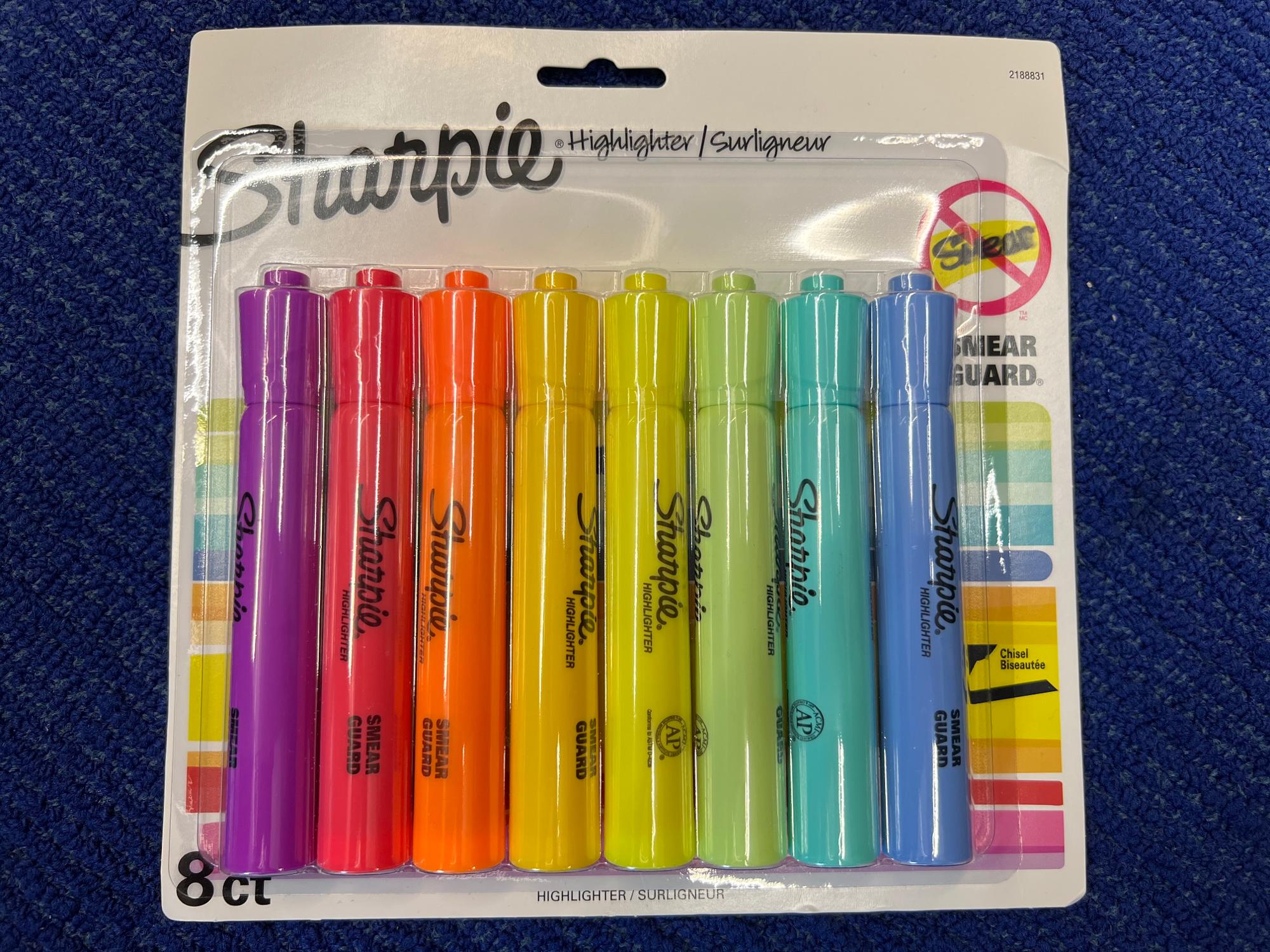 image of: Sharpie Chisel Highlighters 8pk