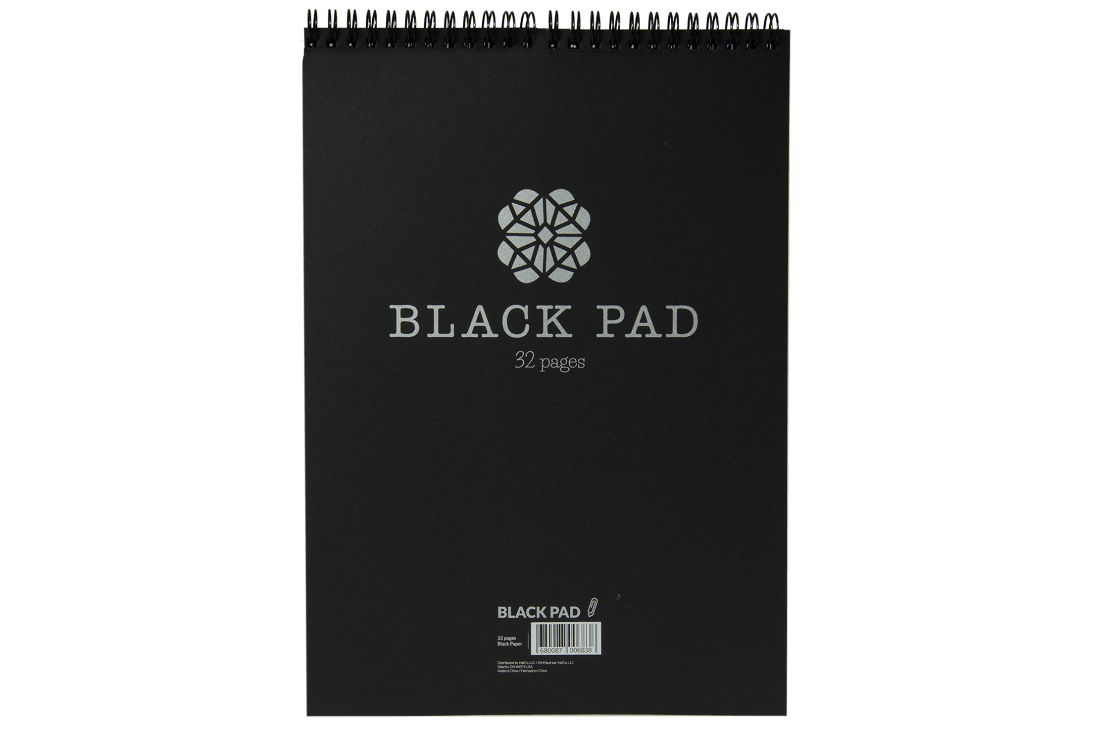 Product image 1 of 1 for Black Spiral Pad 8.27in x 11.7in