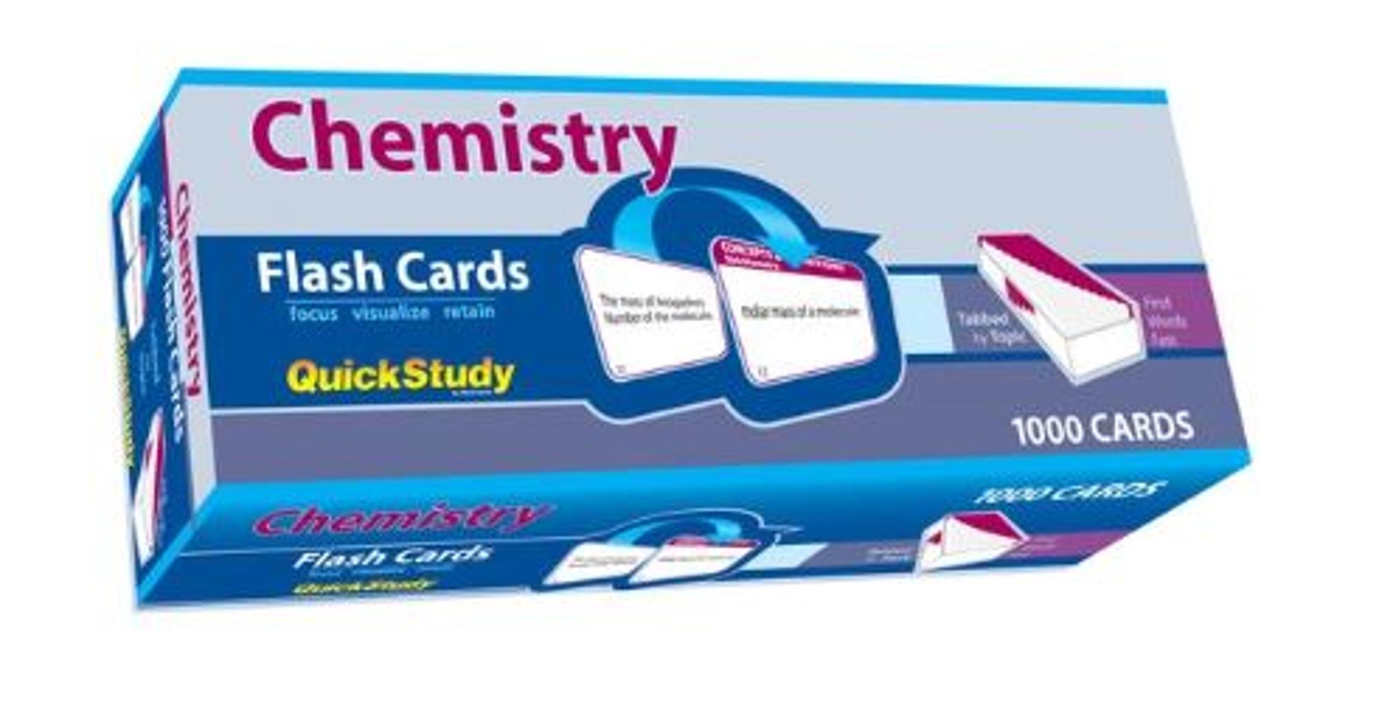 Cover image for CHEMISTRY FLASH CARDS