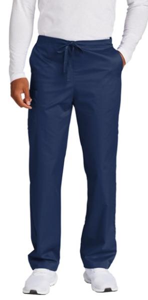 MAT UNISEX SCRUB BOTTOMS w/Pockets - NAVY; $27.00
