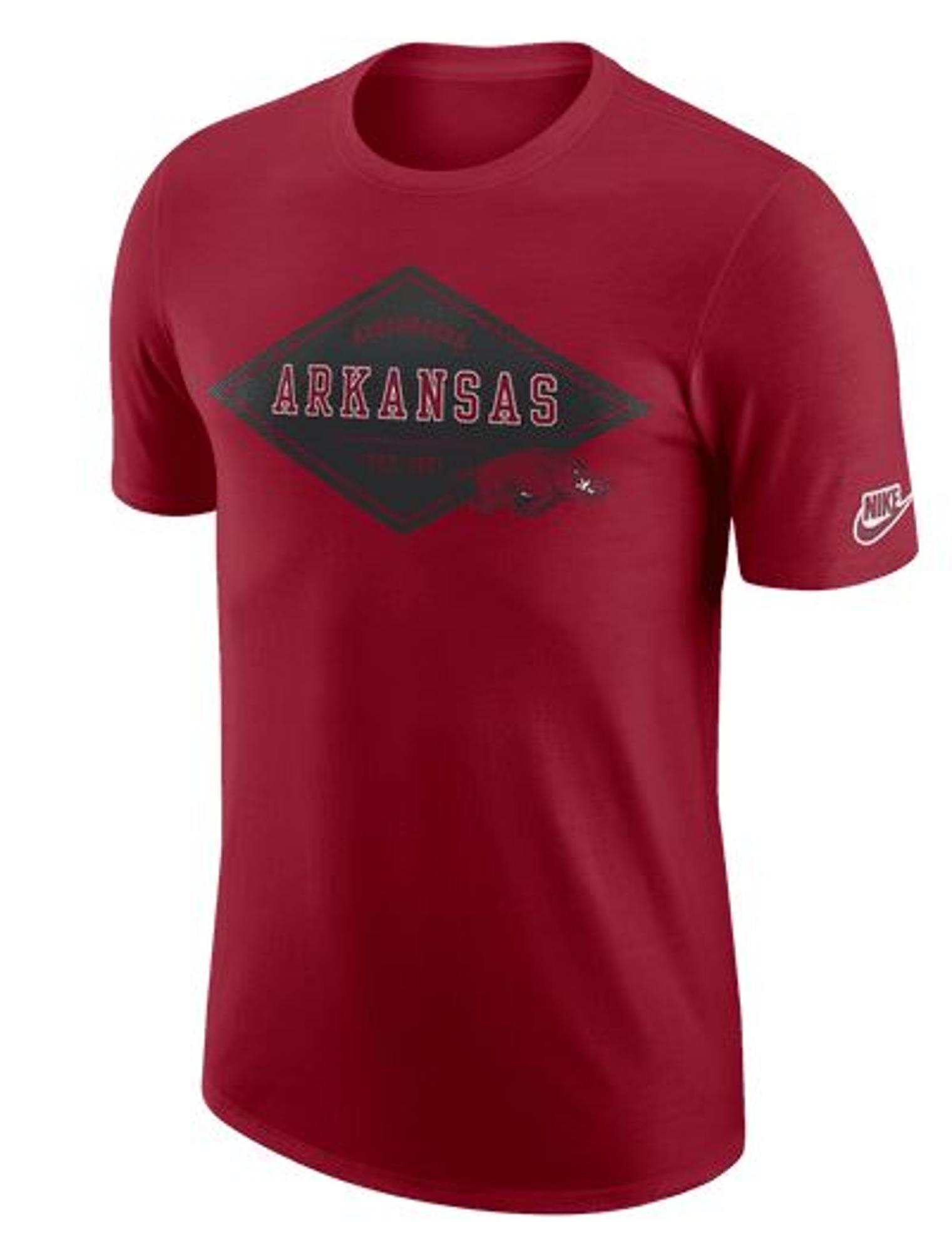 image of: Arkansas Razorbacks Nike Legend Modern Short Sleeve Tee - Crimson