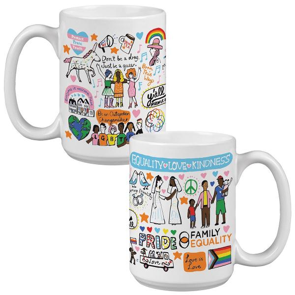Family Equality Grande Mug; $16.98