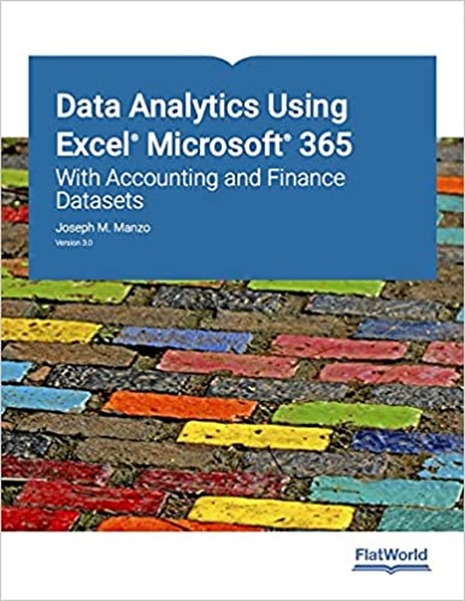 Cover image for FLATWORLD / Printed Access Card: Data Analytics Using Excel Microsoft 365