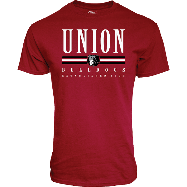 Union Bulldogs Stamp Book Puff Mill Dyed Tee; $27.99