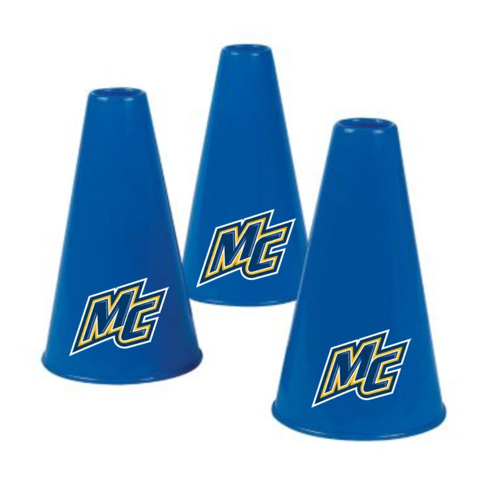image of: Blue Team Spirit Plastic Megaphone