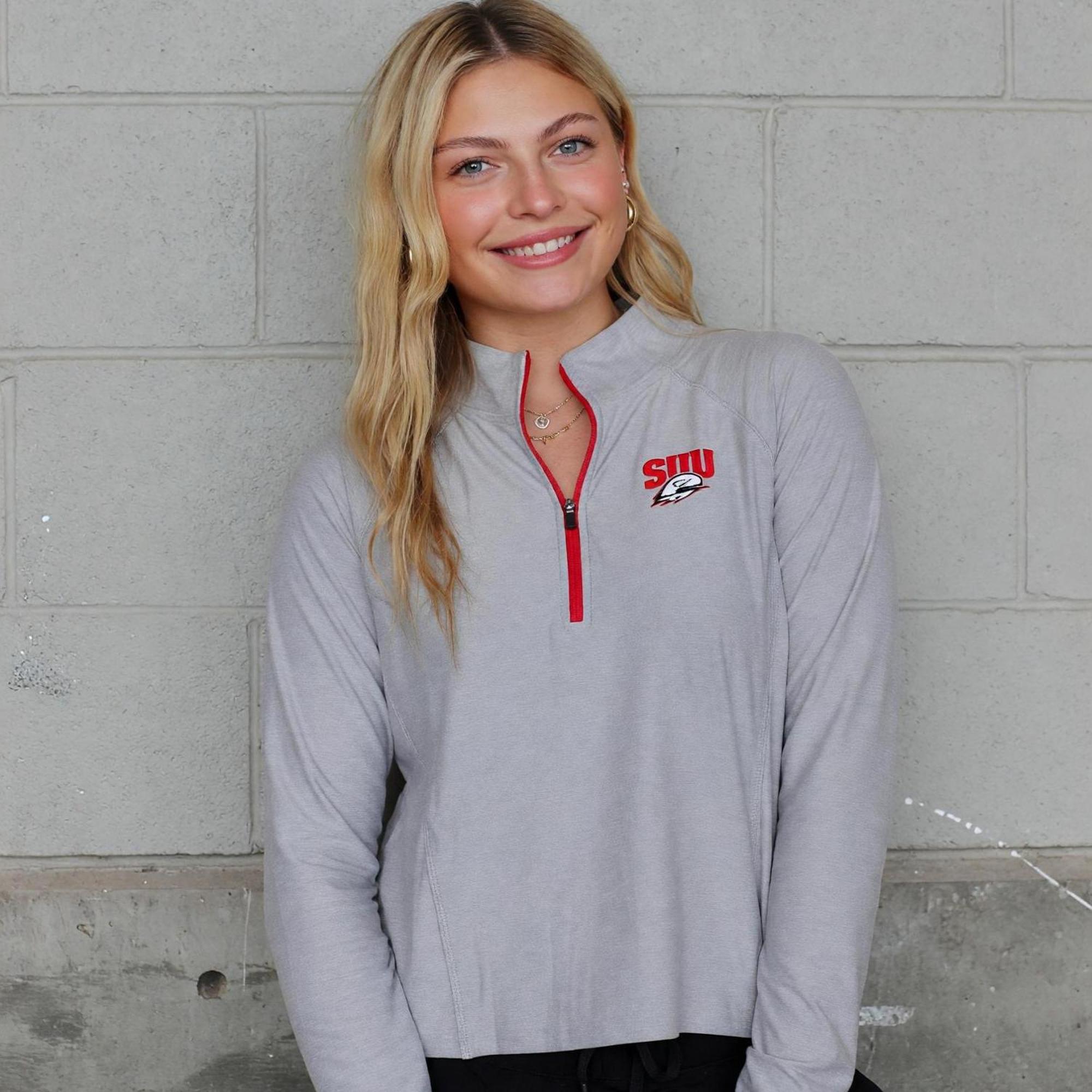 Product image 2 of 3 for Colosseum Womens 1/4 Zip Gray SUU Thor