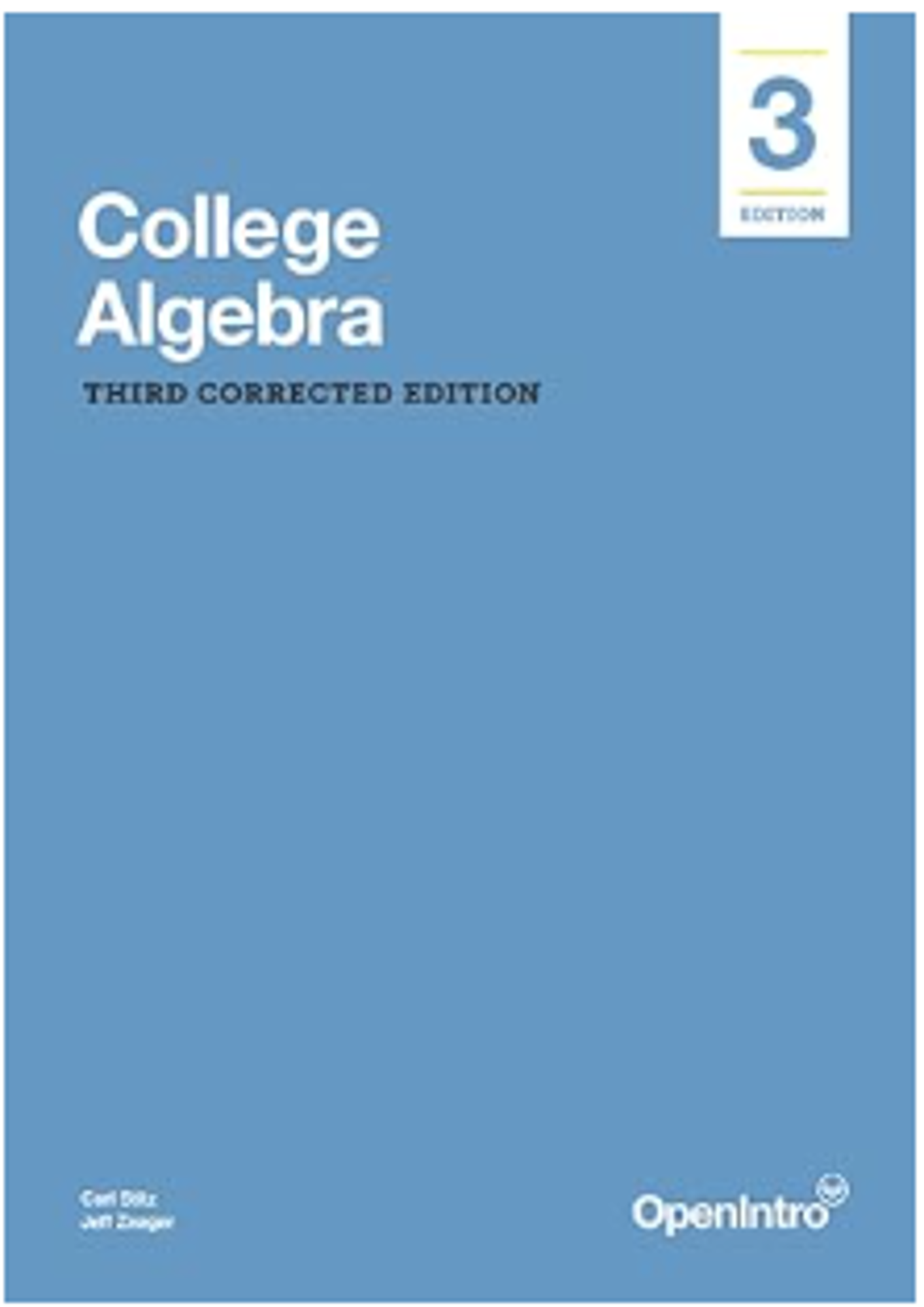 Cover image for College Algebra: 