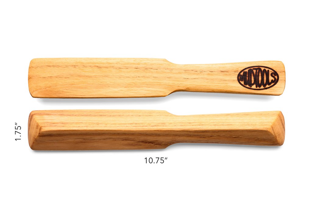 image of: Mudtools Wooden Paddle w/Sock Small