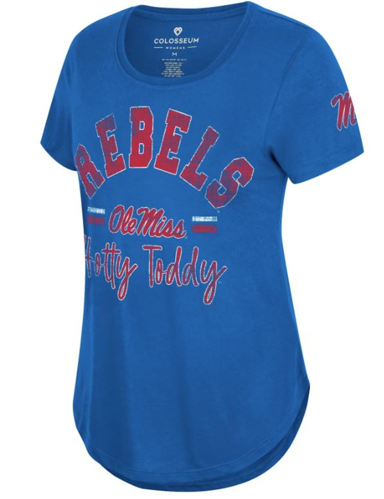 image of: Ole Miss Women's Little? Big? Short Sleeve Tee Powder Blue