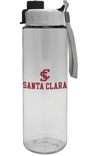 Santa Clara Broncos 28oz Freedom Tritan Water Bottle, Clear; $14.98