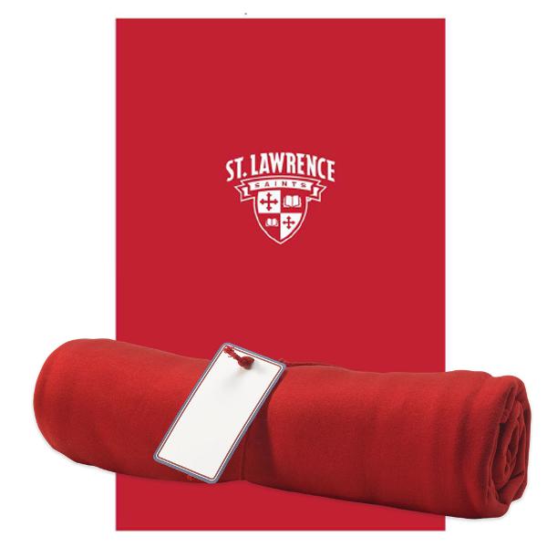 Sweatshirt Blanket with Shield Logo; $44.95