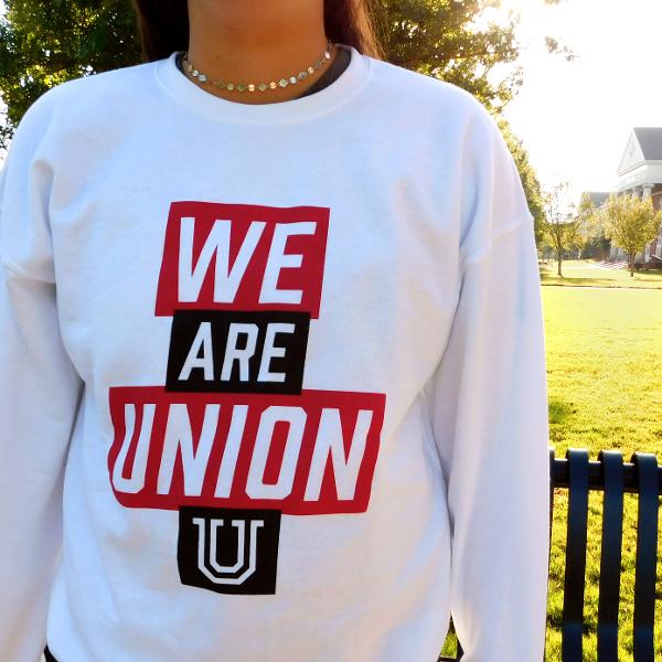 We Are Union Fleece Crew; $35.99