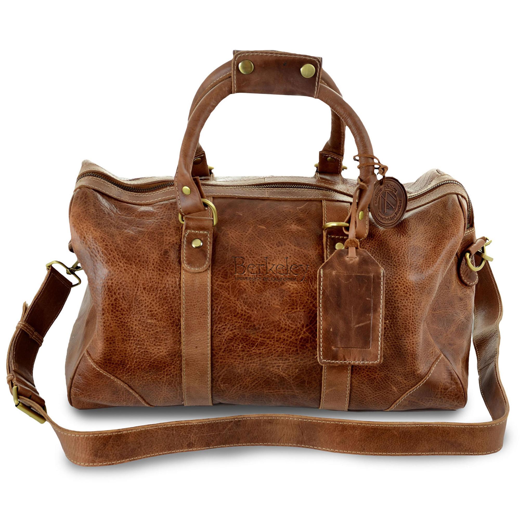 Product image 1 of 1 for Leather Duffel Bag Berkeley Logo