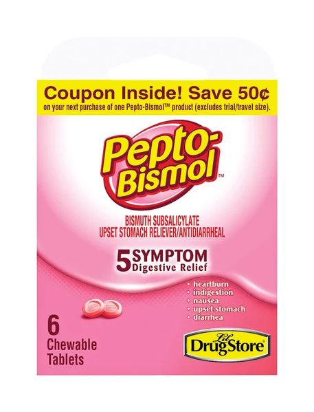 Product image 1 of 1 for Pepto Bismol Chewable 3 Dose
