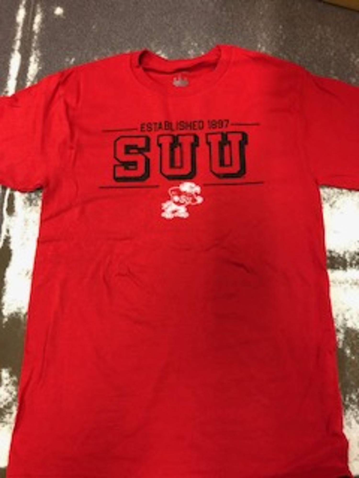 Product image 1 of 1 for CHAMPION TEE RED S/S 1897/ SUU  FIGHTING BIRD