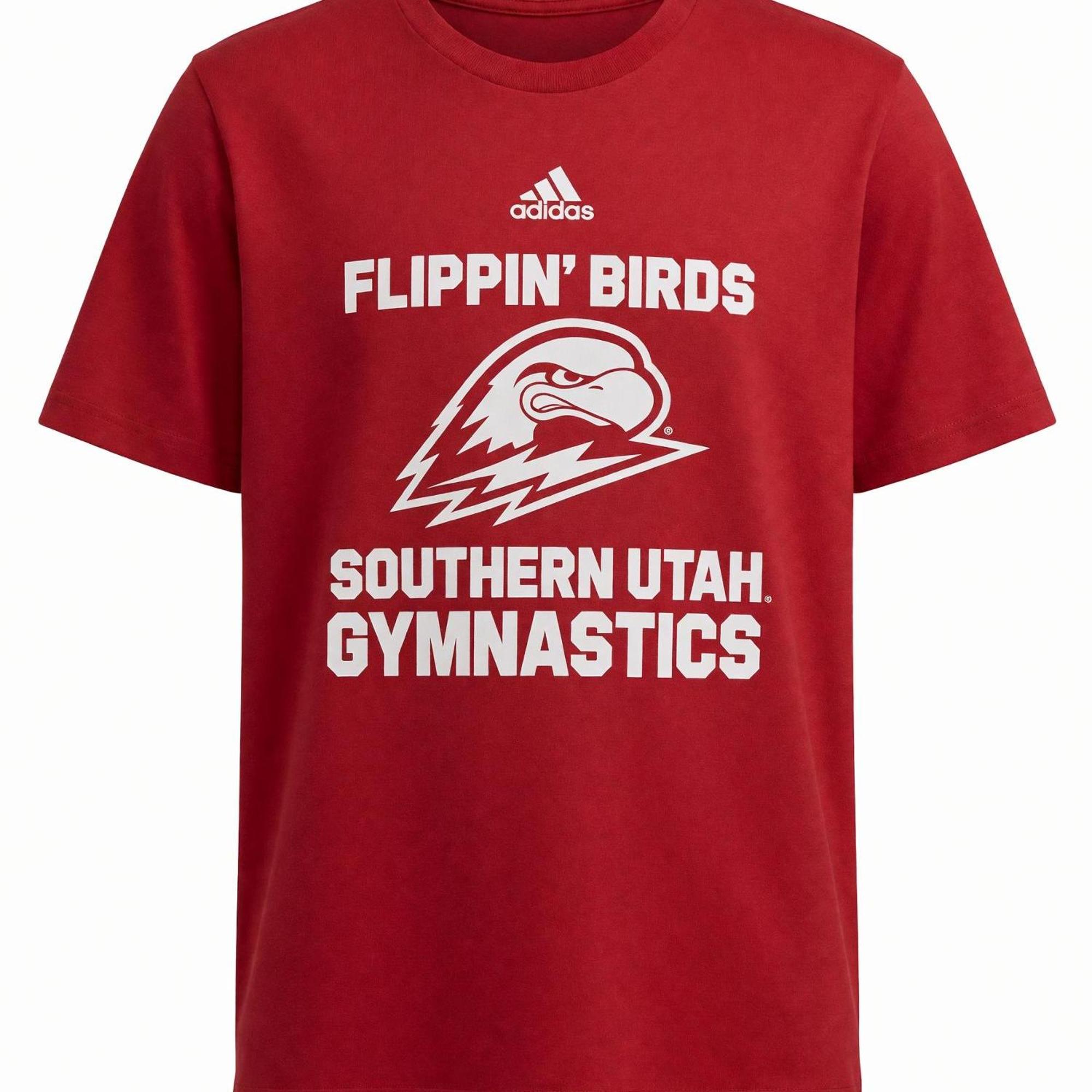 Product image 1 of 2 for Adidas SUU Flippin' Birds Gymnastics Short Sleeve Tee