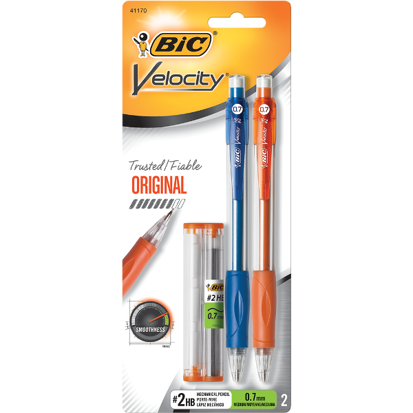 MECHANICAL PENCIL BIC VELOCITY .7mm; $5.49