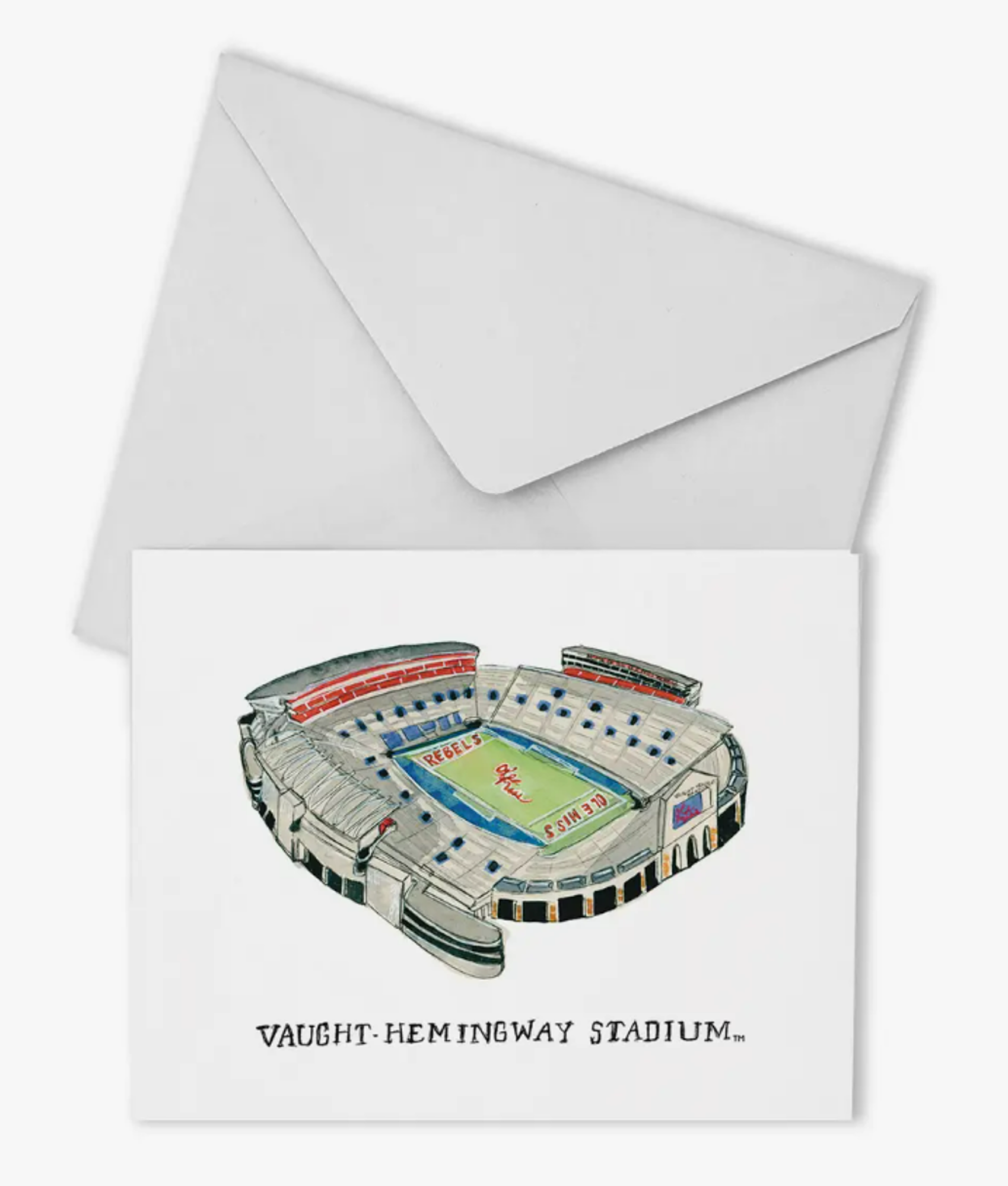 image of: Vaught-Hemingway Stadium Boxed Notecards Set/10