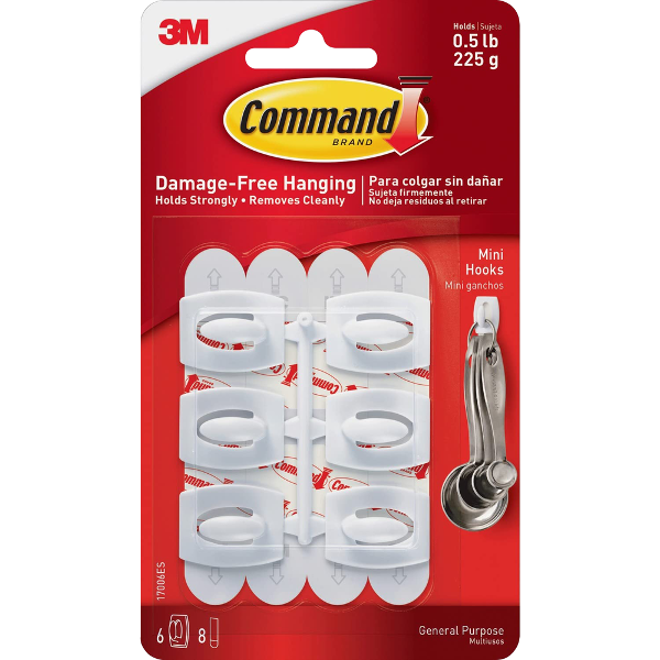 Command Adhesive Designer Hooks; $6.99