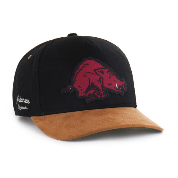 Arkansas Razorbacks '47 Vin Black Golden Age Hitch Hat; $45.00