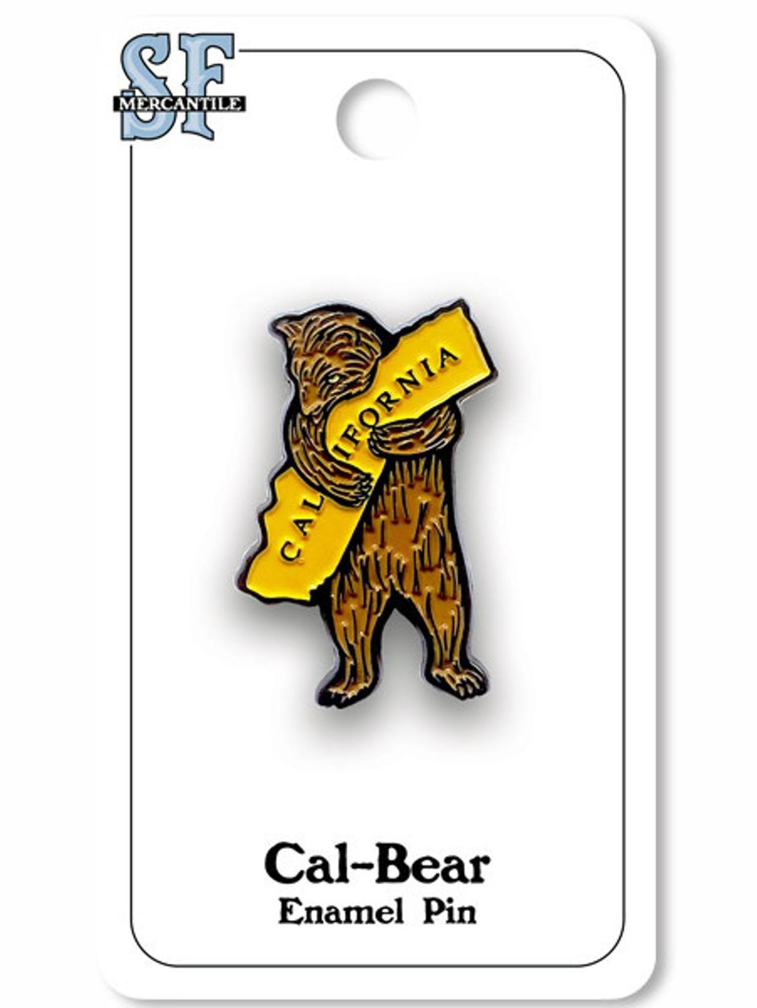 California Bear Hug Enamel Pin