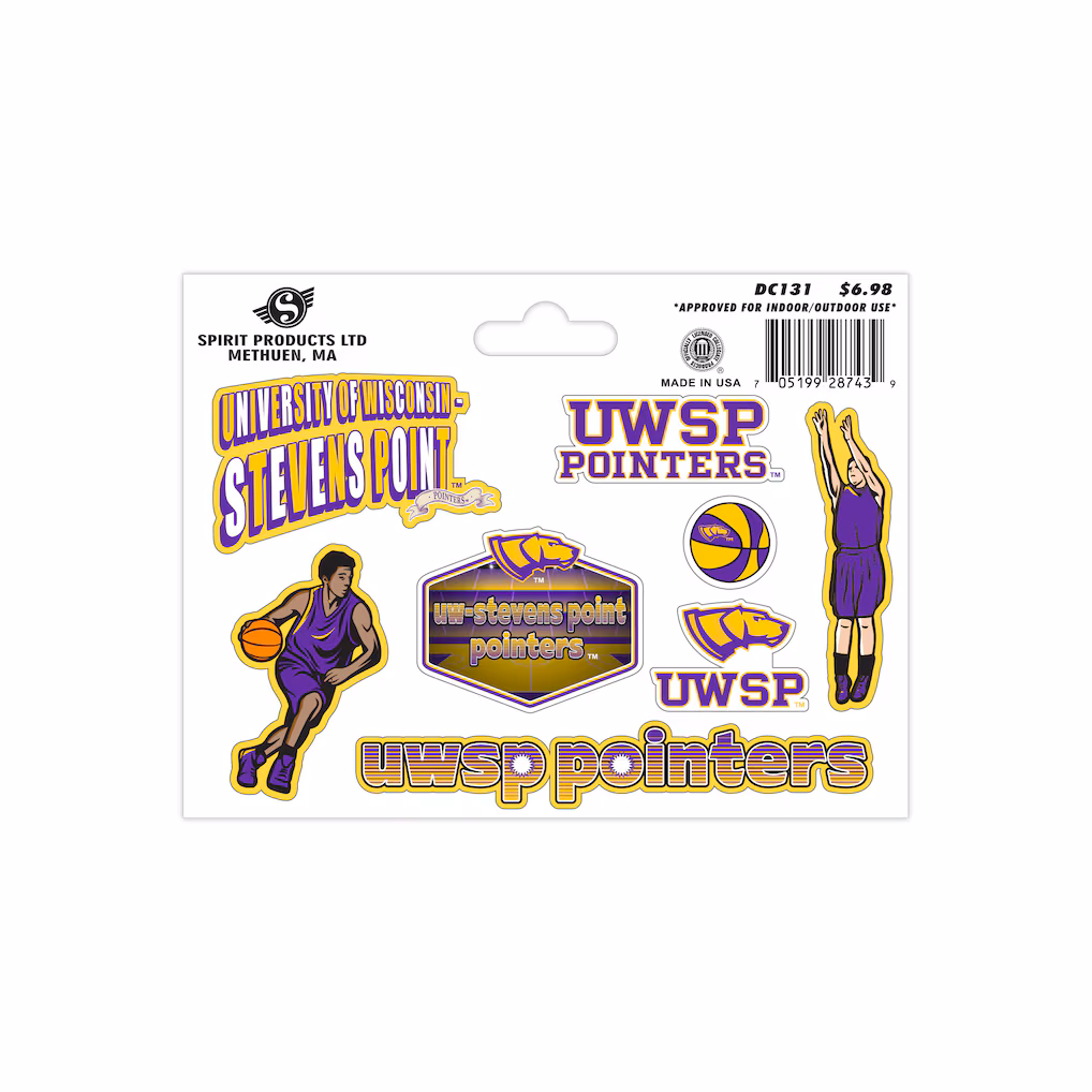 Product image 1 of 1 for University of Wisconsin Stevens Point Medium Stickers