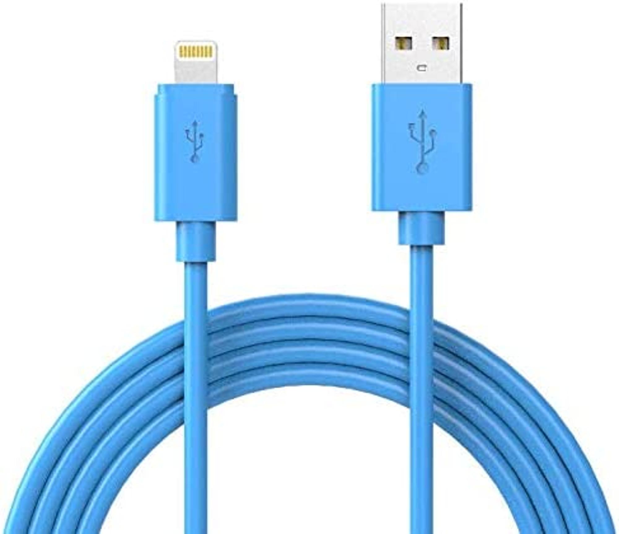 image of: -Lightning Cable Blue For iPhone
