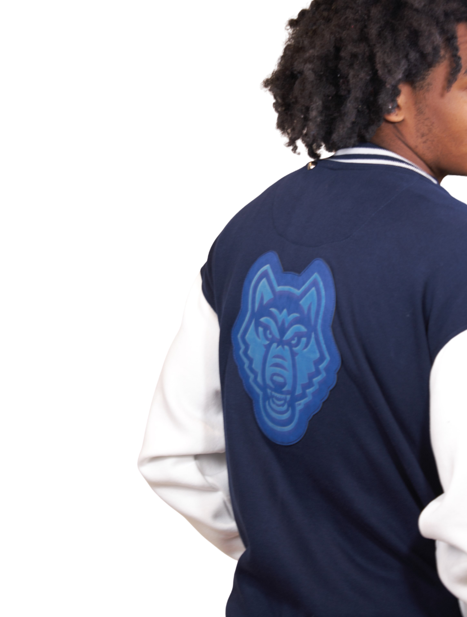Product image 2 of 3 for WOLF LOGO VARSITY JACKET