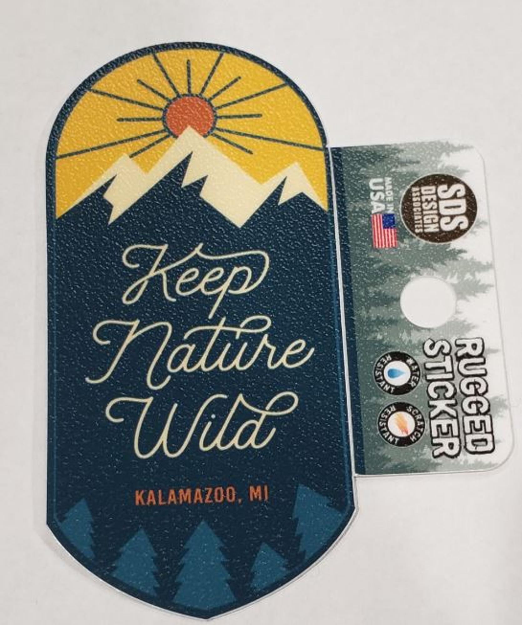 image of: Rugged Decal - Keep Nature Wild - 3.5"