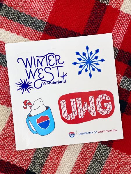 WINTER WEST STICKER SHEET; $1.99