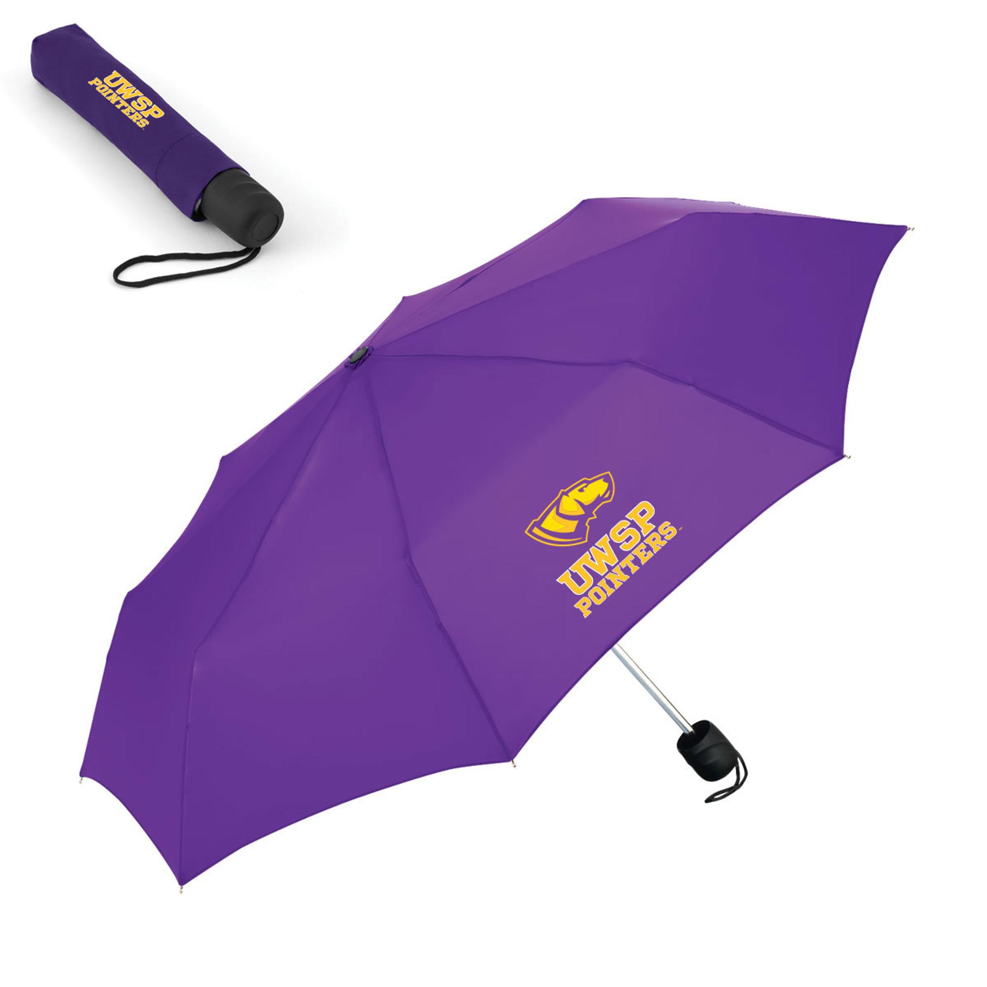 Product image 1 of 1 for UWSP 42" Manual Mini Compact Umbrella, Purple