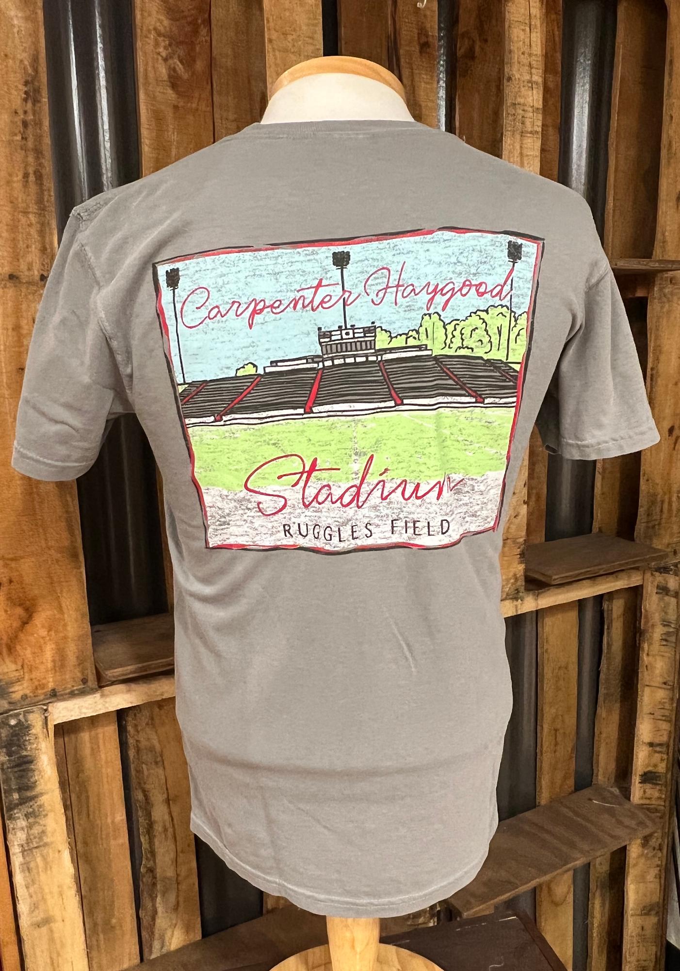 image of: Carpenter Haygood Stadium Comfort Colors Short Sleeve Tee