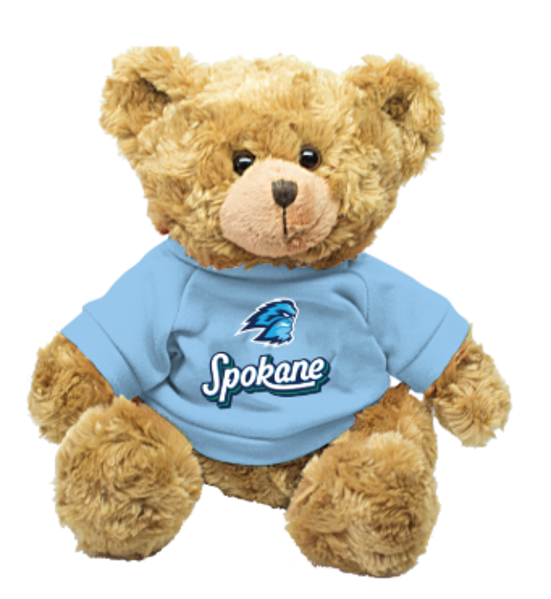 image of: SFCC 10" BROWN BEAR LT BLUE TEE