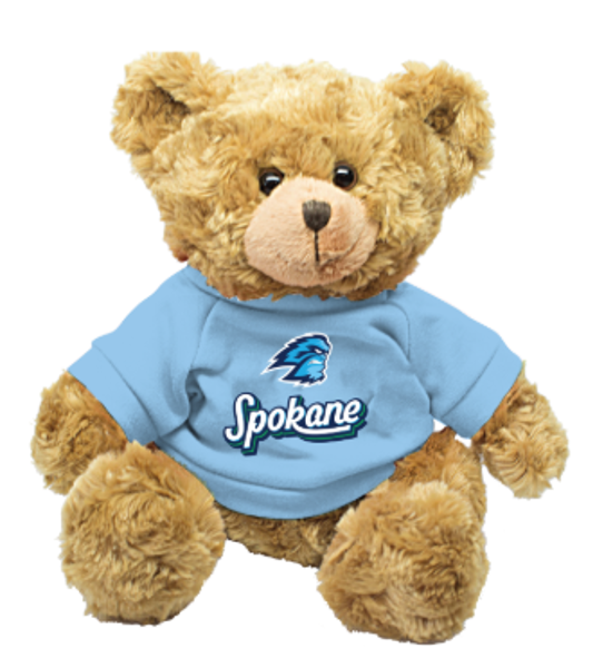 SFCC 10" BROWN BEAR LT BLUE TEE; $24.99