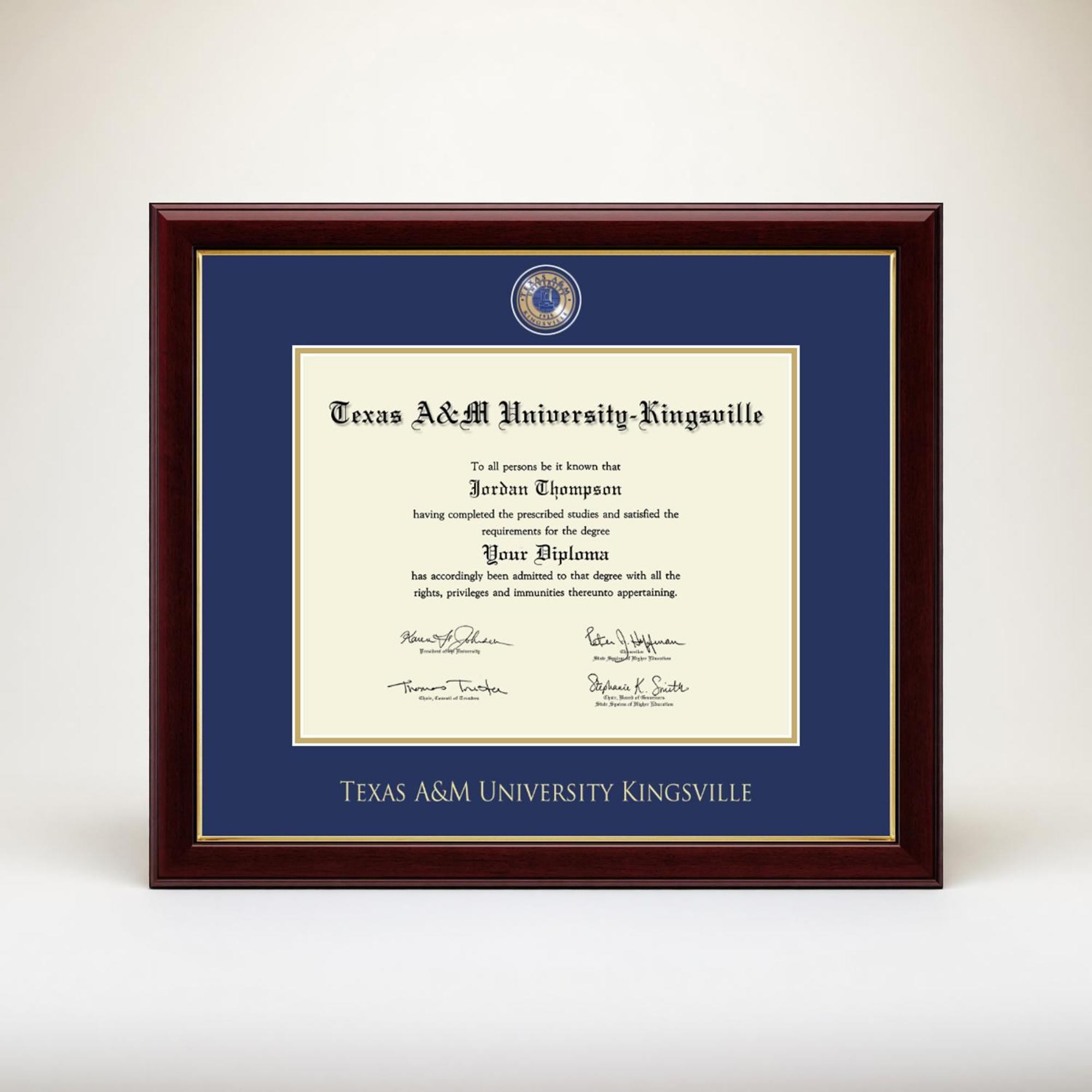 Product image 1 of 1 for TAMUK Medallion 11x14 Diploma Frame