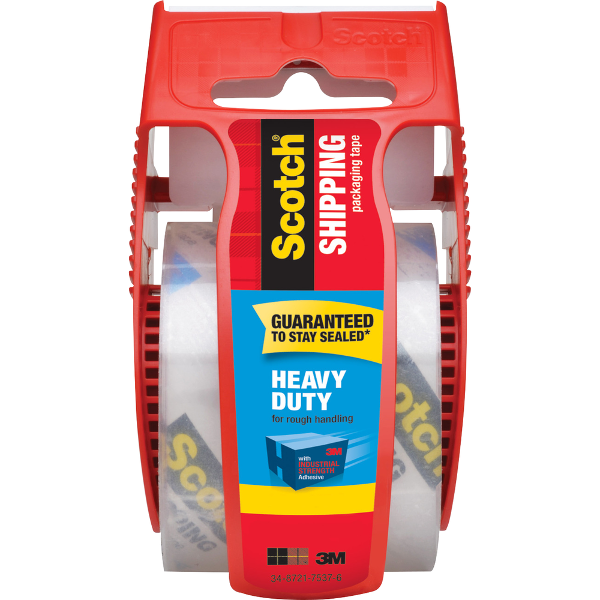 Scotch Packaging Tape - Clear 2inx22.2yd 1Pk; $4.68